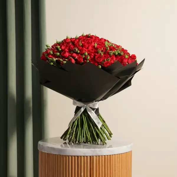 باقة بيبي جوري أحمر متألق |  كود 182