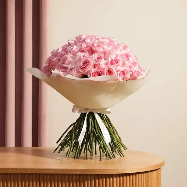 باقة وردية  وردة حالمة | كود 236