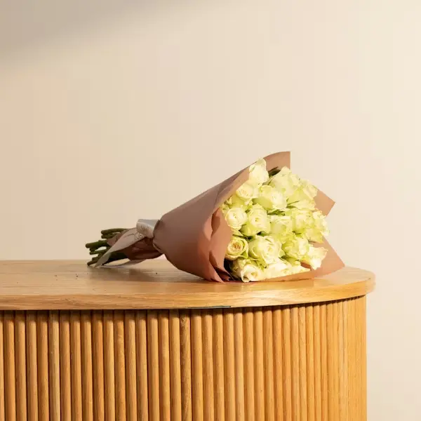 Endless Purity Roses Bouquet | Code 241