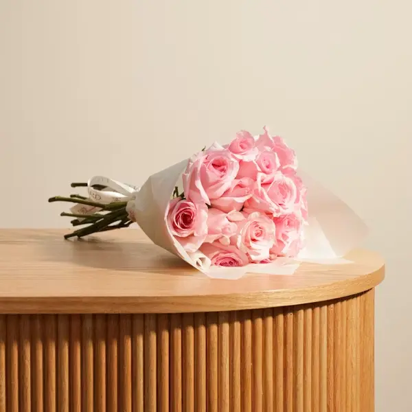 Joyful Pink Roses Bouquet | Code 218