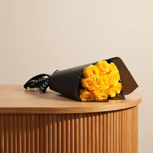 Yellow Morning Roses Bouquet | Code 246