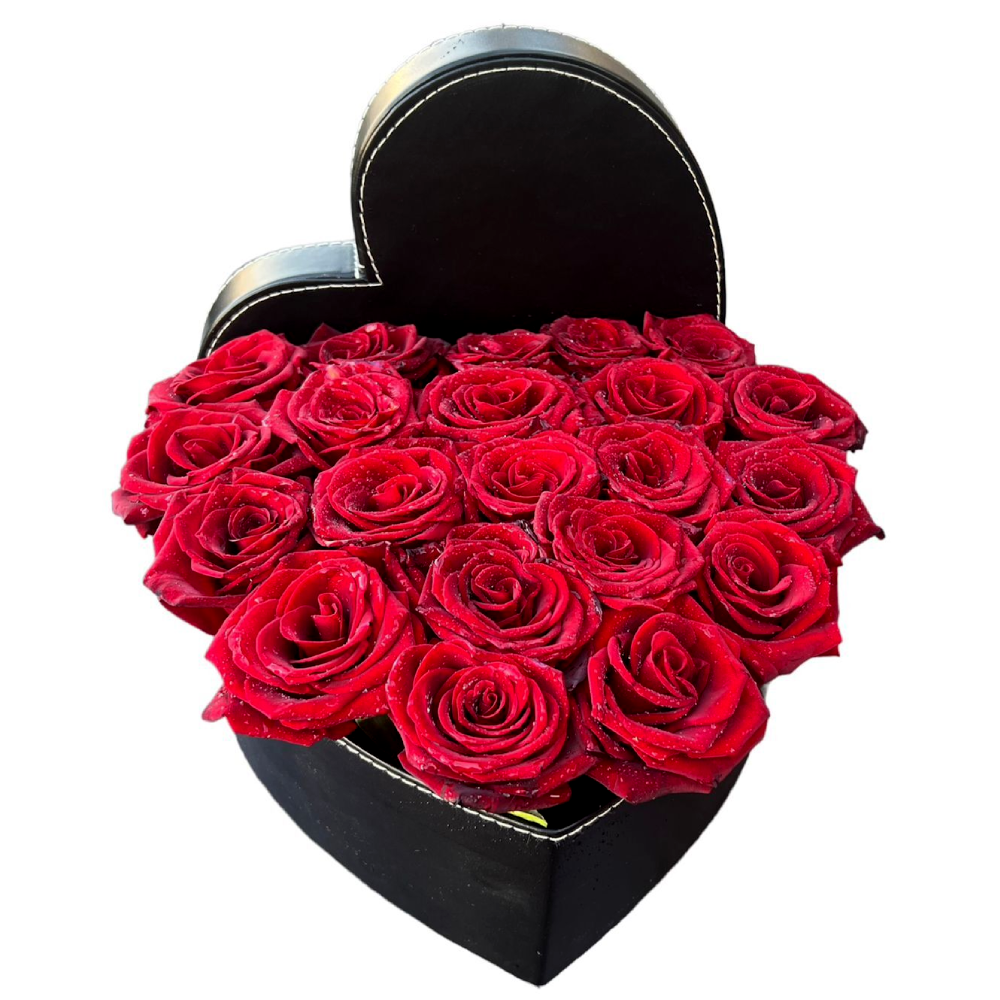 Romantic Red Or White Rose Box | Code 124
