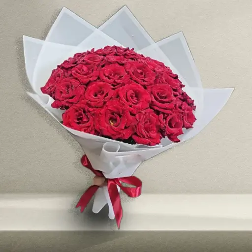 [206] Red roses Bouquet | Code 206