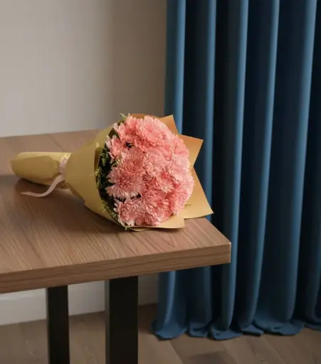 [204] باقة أقحوان وردي  | كود 204